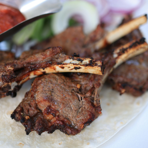Lamp Chops with Vegies