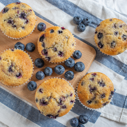 A Box of Blueberry Muffin (6 muffins)