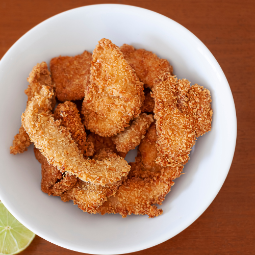 Chicken Fillet Burger with wings